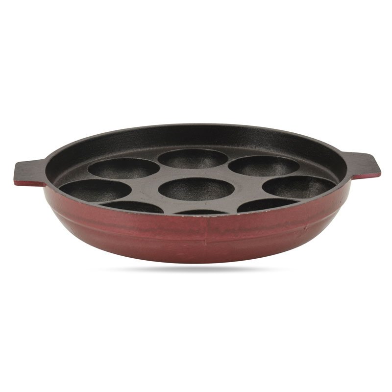 Kaviraj Silk Appakara with Lid - 9 Holes - Image 3