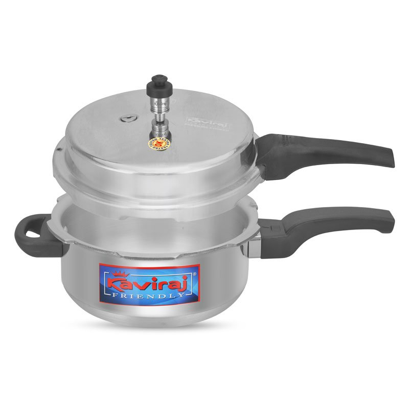 Kaviraj 5 Ltrs Twin Pack Pressure Cooker - Image 9