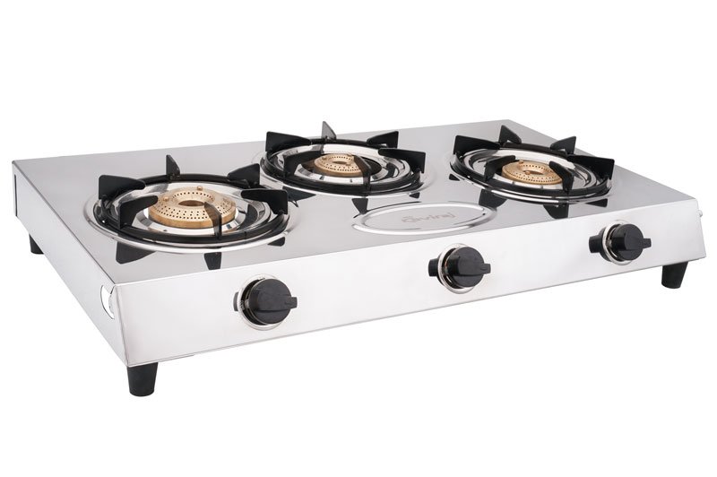 Kaviraj Eco 3 Burner LPG SS - Image 2