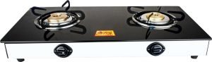 Kaviraj Optima 2 Burner LPG  Glass Top