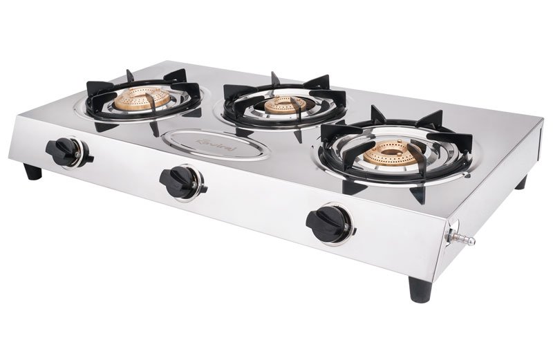Kaviraj Eco  3 Burner LPG  SS