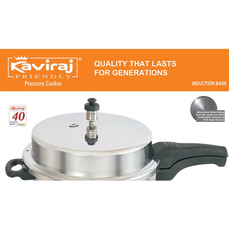 Kaviraj 2 Ltrs Induction Base Pressure Cooker