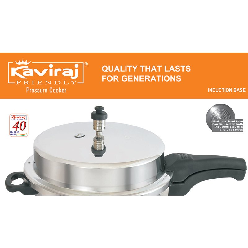 Kaviraj 3 Ltrs Induction Base Pressure Cooker