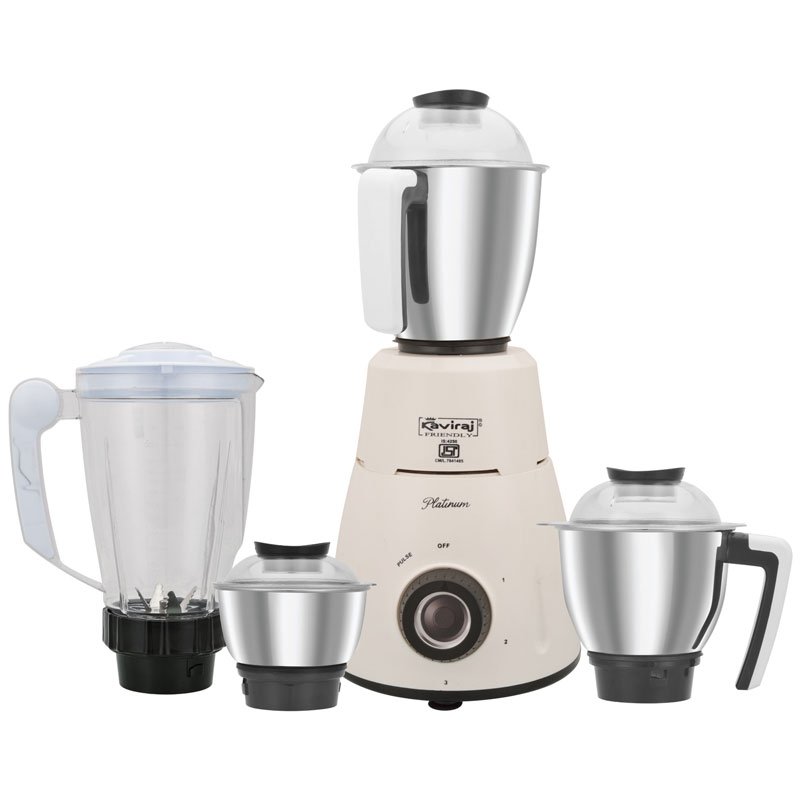 Kaviraj 4 Jar Mixer Grinder Platinum 750 Watts